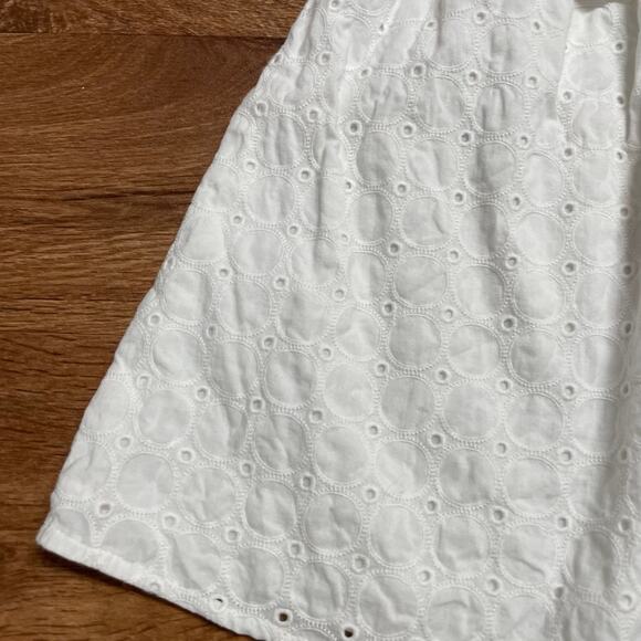 Juicy Couture White Lace Eyelet Dress Little Girls Size 3 Layered Ruffles - Picture 2 of 8